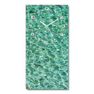 Orologio verticale con motivo «Acqua limpida»