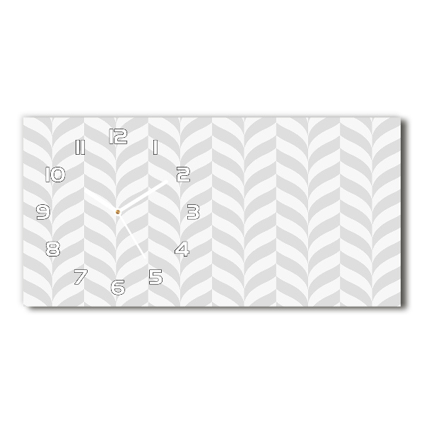 Orologio rettangolare con quadrante a motivo geometrico