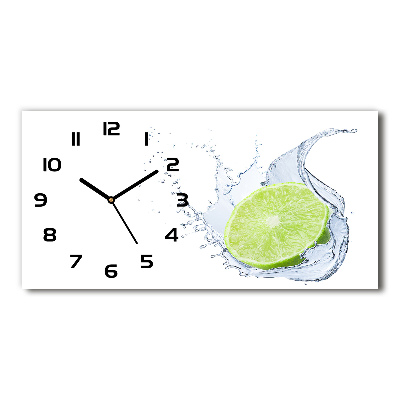 Orologio orizzontale in colore lime