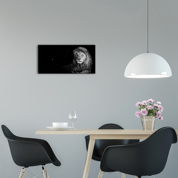 Orologio rettangolare con motivo leone