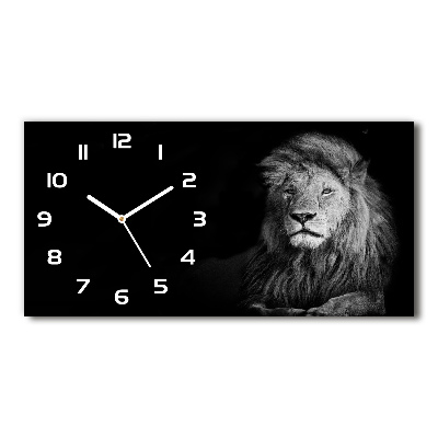 Orologio rettangolare con motivo leone