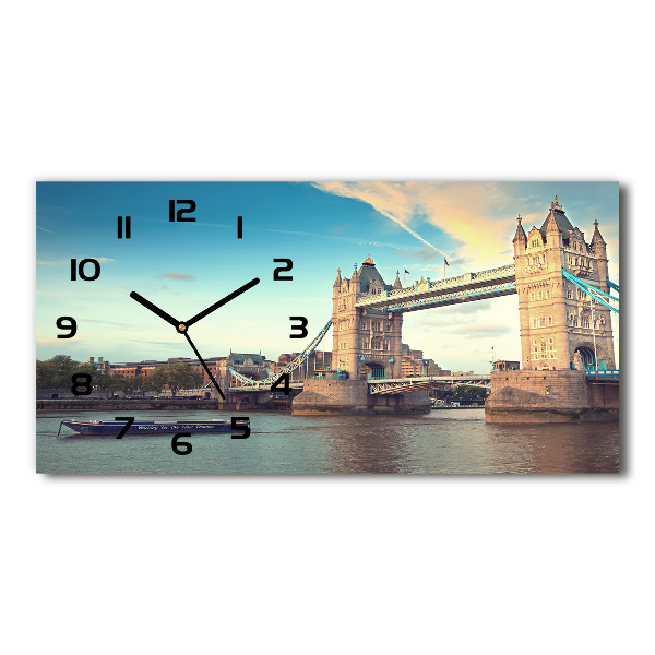 Orologio orizzontale con stampa del Tower Bridge di Londra