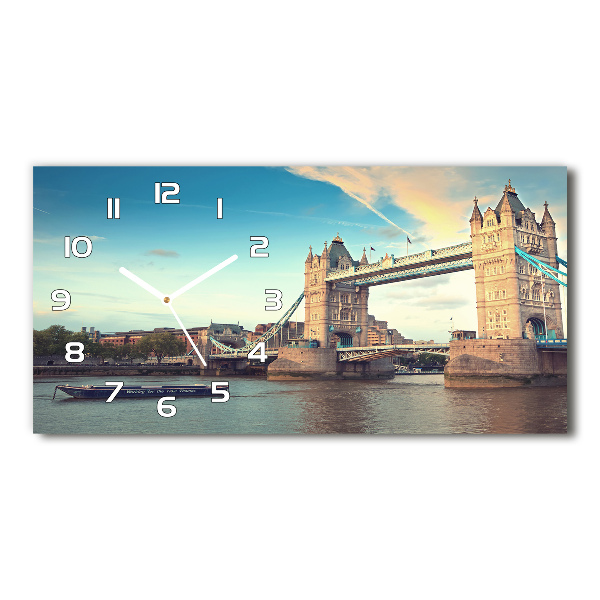 Orologio orizzontale con stampa del Tower Bridge di Londra