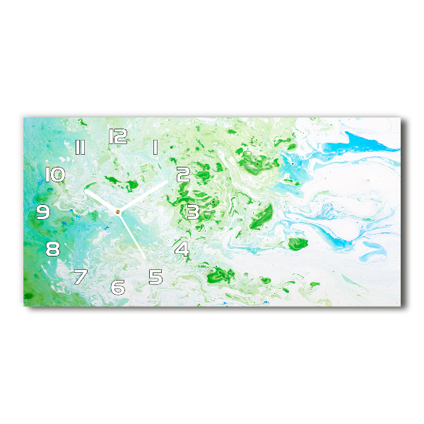 Orologio rettangolare con quadrante dallo sfondo astratto