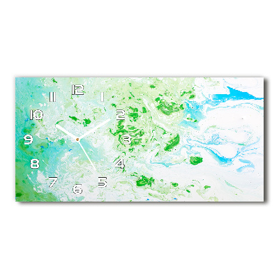 Orologio rettangolare con quadrante dallo sfondo astratto