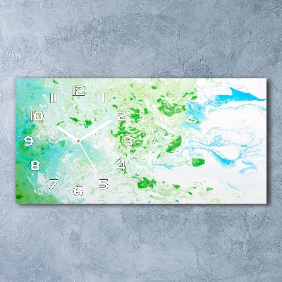 Orologio rettangolare con quadrante dallo sfondo astratto