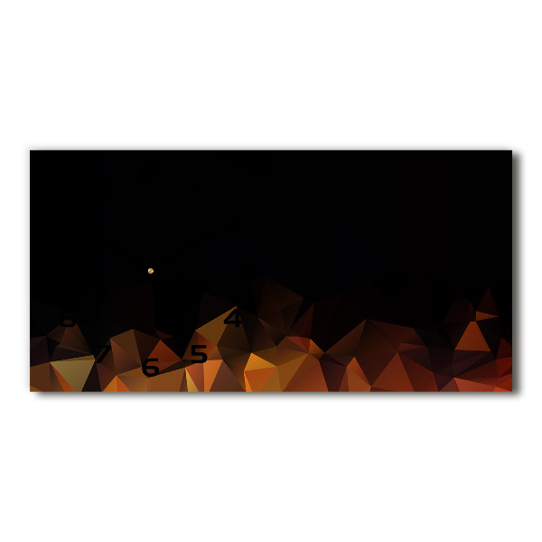 Orologio orizzontale con motivo astratto