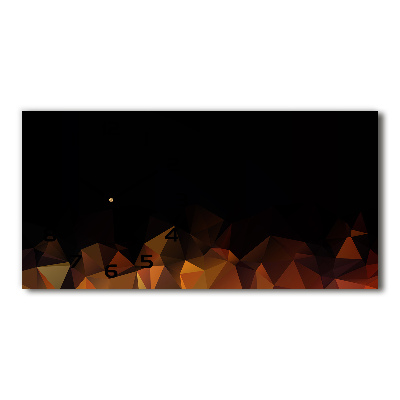 Orologio orizzontale con motivo astratto