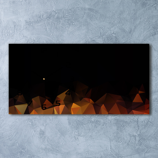 Orologio orizzontale con motivo astratto