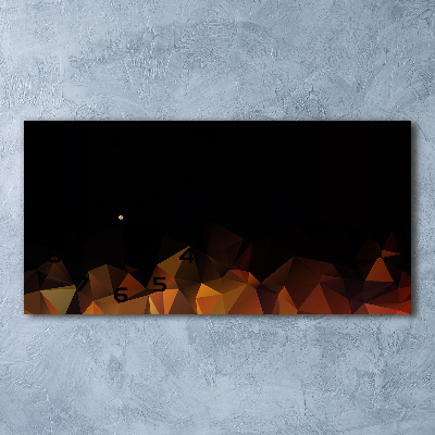 Orologio orizzontale con motivo astratto