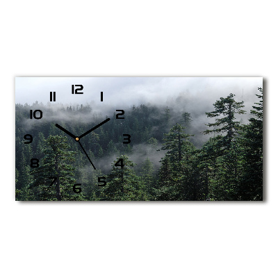 Orologio orizzontale con motivo Nebbia Forestale