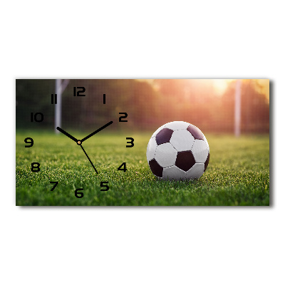 Orologio orizzontale con motivo a tema calcio