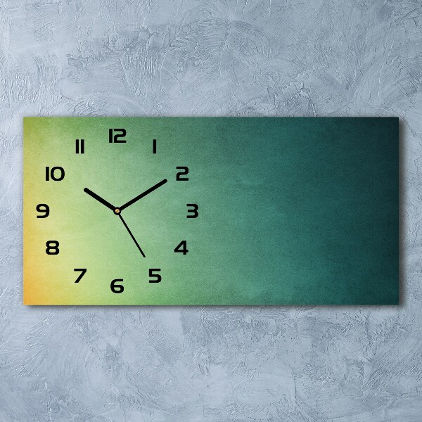 Orologio orizzontale con motivo a gradiente marino