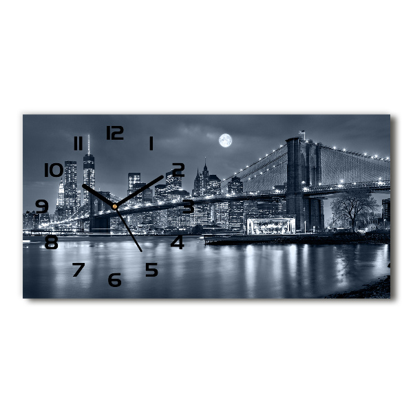 Orologio rettangolare con quadrante ispirato a Manhattan, New York