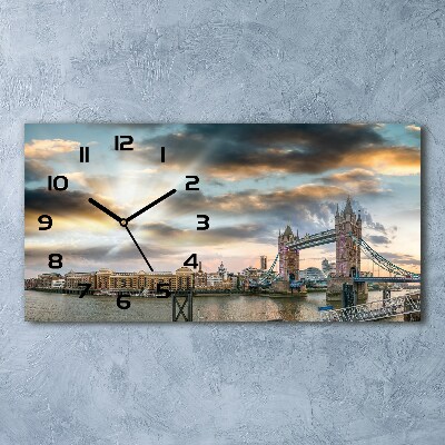 Orologio orizzontale con motivo del Tower Bridge di Londra
