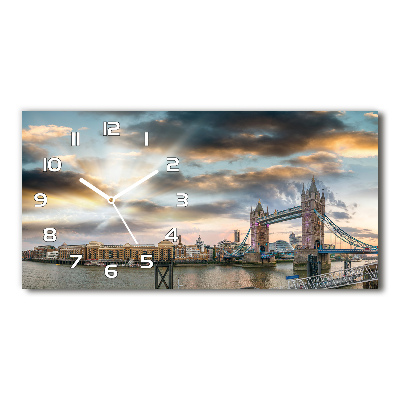 Orologio orizzontale con motivo del Tower Bridge di Londra
