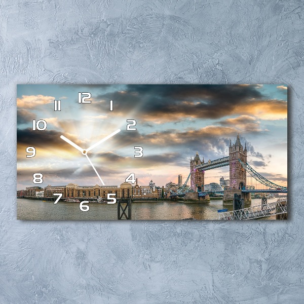 Orologio orizzontale con motivo del Tower Bridge di Londra