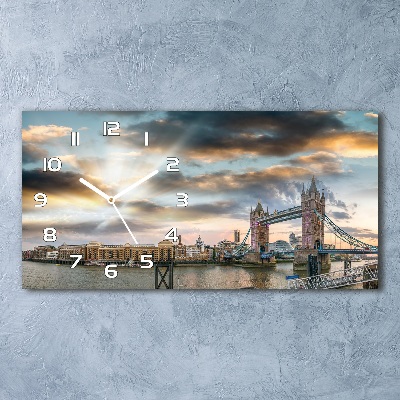 Orologio orizzontale con motivo del Tower Bridge di Londra