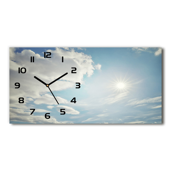 Orologio rettangolare con motivo 