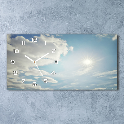 Orologio rettangolare con motivo 