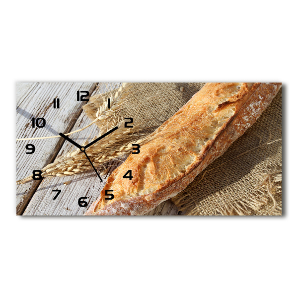 Orologio orizzontale con quadrante a forma di baguette