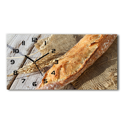 Orologio orizzontale con quadrante a forma di baguette