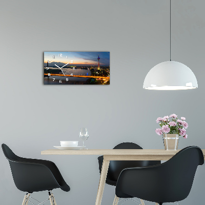 Orologio rettangolare con motivi ispirati a Düsseldorf, Germania