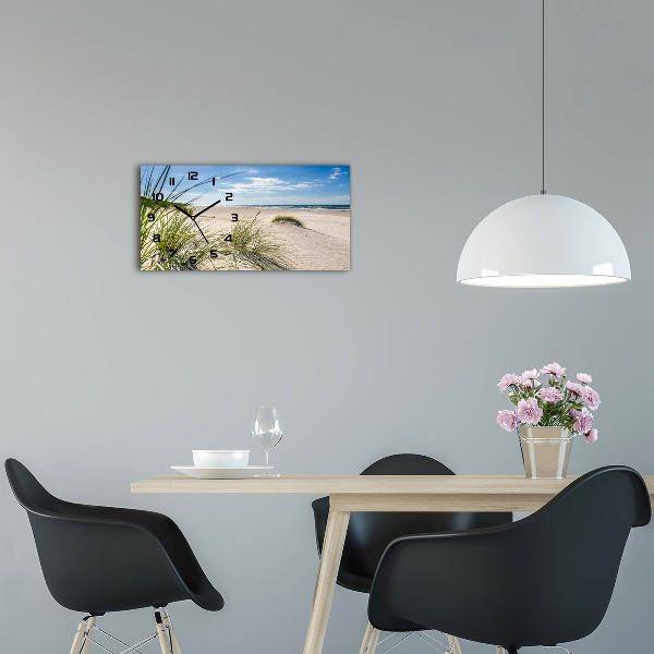Orologio orizzontale con motivo della spiaggia di Mrzeżyno