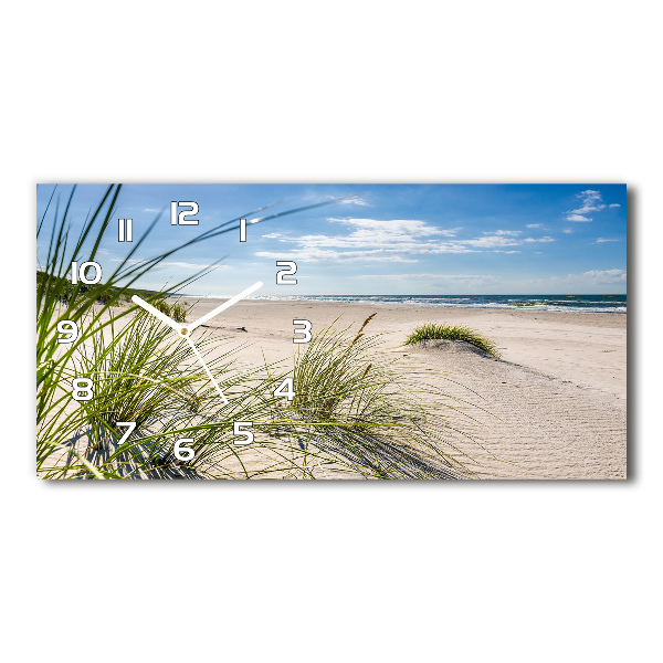 Orologio orizzontale con motivo della spiaggia di Mrzeżyno