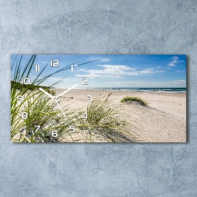 Orologio orizzontale con motivo della spiaggia di Mrzeżyno