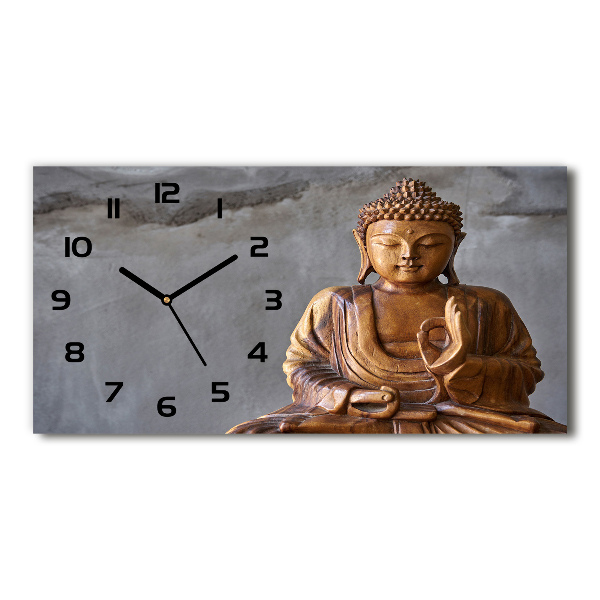 Orologio rettangolare con motivo di Buddha appeso