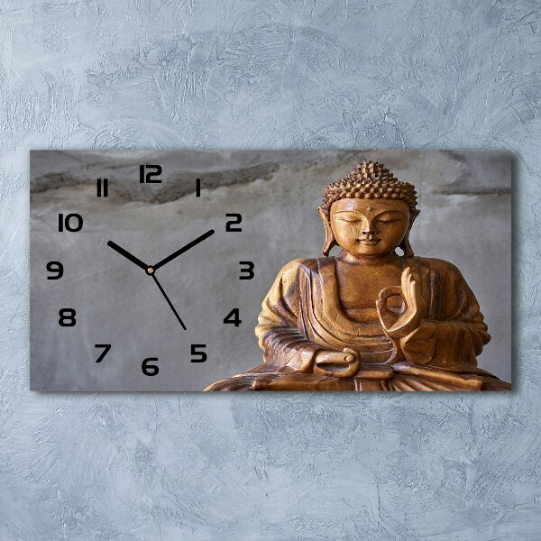 Orologio rettangolare con motivo di Buddha appeso