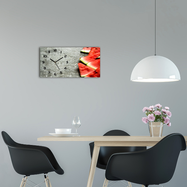 Orologio orizzontale con motivo a fette di anguria