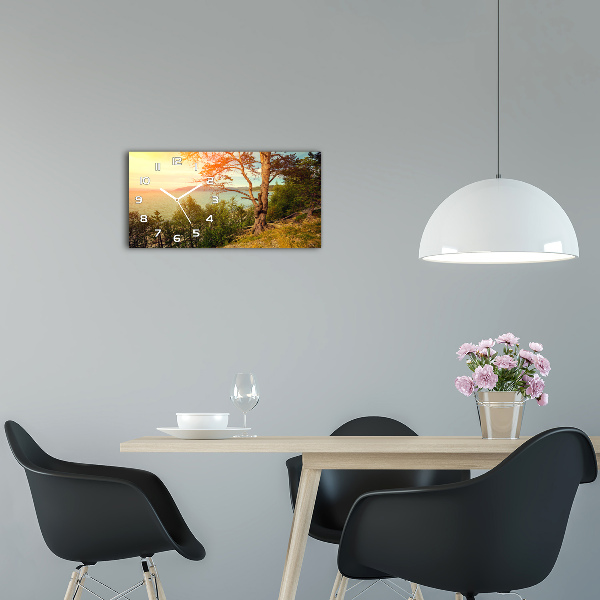 Orologio rettangolare con quadrante ispirato al lago in stile scandinavo