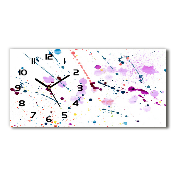 Orologio orizzontale con motivo a punti astratti