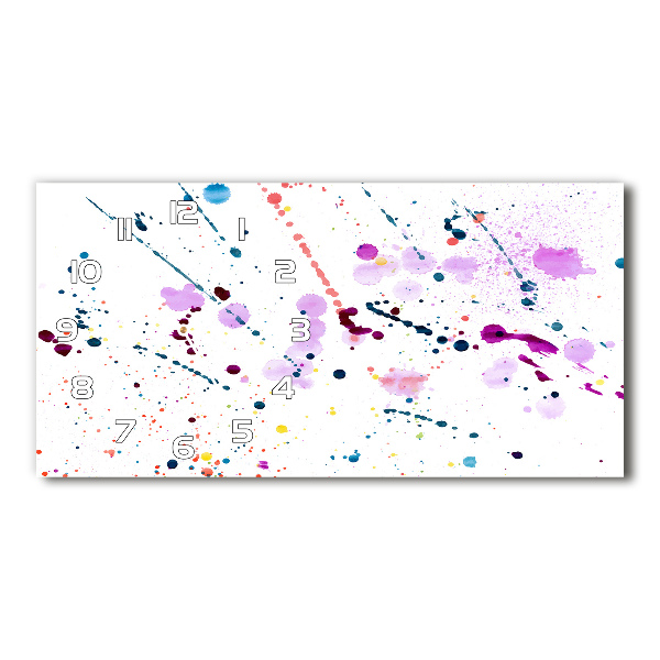 Orologio orizzontale con motivo a punti astratti