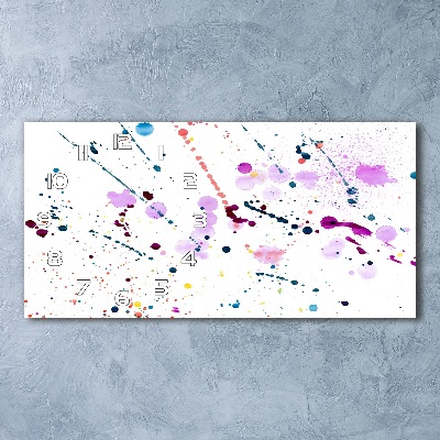 Orologio orizzontale con motivo a punti astratti