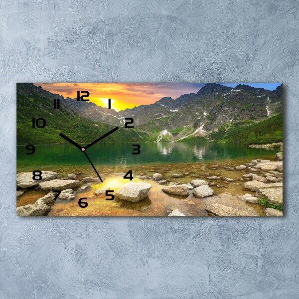 Orologio rettangolare con quadrante 