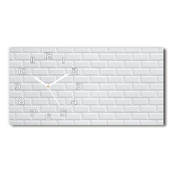 Orologio orizzontale da parete in ceramica