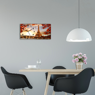 Orologio orizzontale con motivo della Torre Eiffel di Parigi
