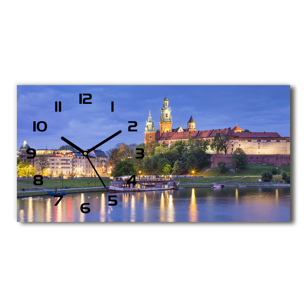 Orologio rettangolare con motivo raffigurante Cracovia, Polonia