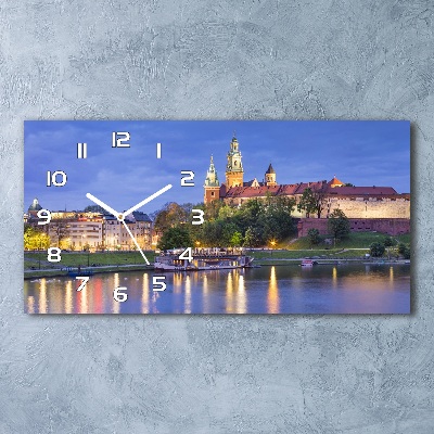 Orologio rettangolare con motivo raffigurante Cracovia, Polonia