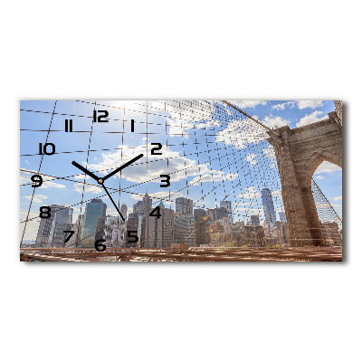 Orologio rettangolare con motivo Ponte di New York