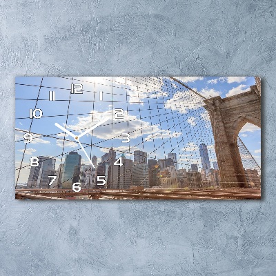 Orologio rettangolare con motivo Ponte di New York