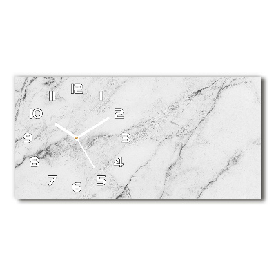 Orologio rettangolare con quadrante con motivo marmo