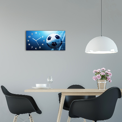 Orologio orizzontale con motivo a palla in porta