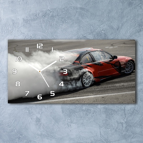 Orologio orizzontale con motivo pista da drift
