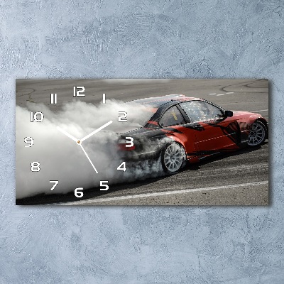 Orologio orizzontale con motivo pista da drift