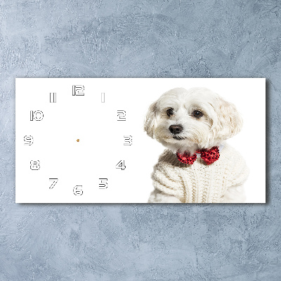 Orologio orizzontale modello Maltese con papillon