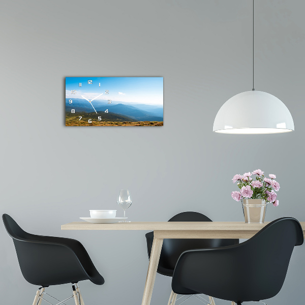 Orologio orizzontale con motivo del Parco nazionale dei Tatra